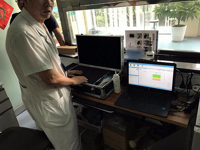 便携式91免费看片检测仪被北京丰台区某保健医院采购 在康复科检测门诊