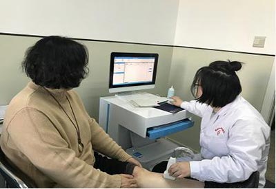 老年体检必查项目便捷式91免费看片检测仪品牌在湖南体检中心安装使用中